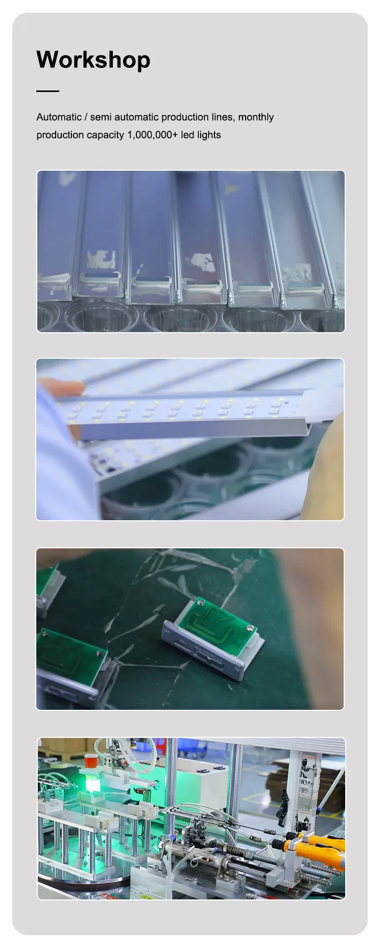 LED Cabinet Light Specs