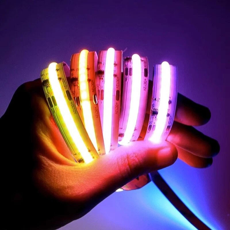 Outdoor LED Bulb String Lights RGBW Waterproof COB LED Strip Light