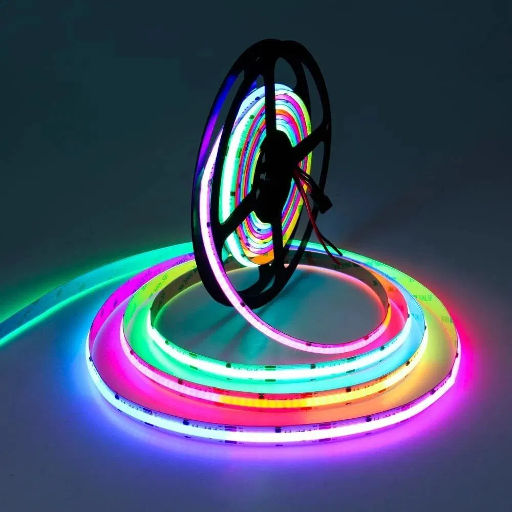Outdoor LED Bulb String Lights RGBW Waterproof COB LED Strip Light
