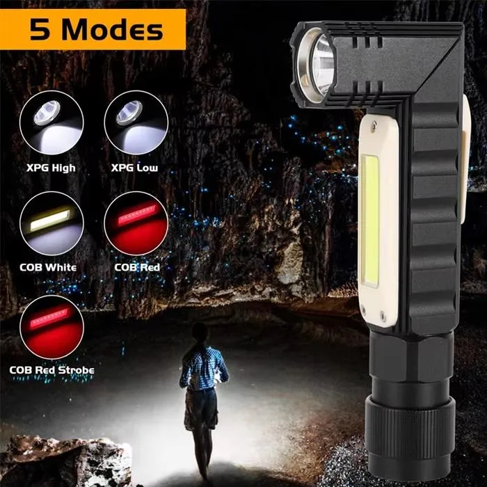 USB Rechargeable LED Headlight 8