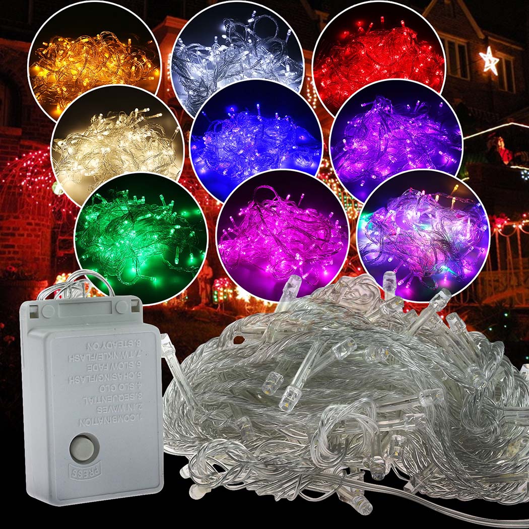 110 /220 V Outdoor LED String Lights Garland 10-100M Waterproof Fairy Light Christmas Wedding Party Holiday Gardening Decoration