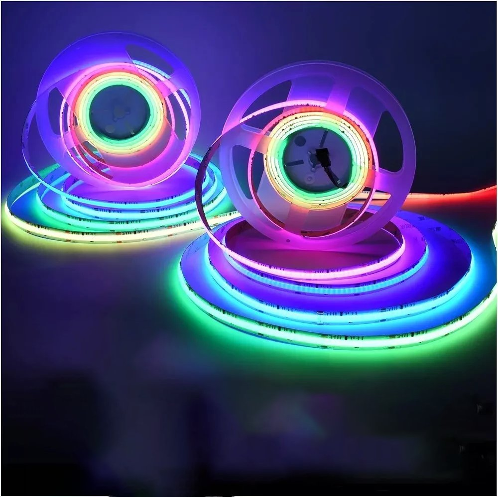 Outdoor Patio LED String Lights Waterproof RGBW COB LED Strip Light