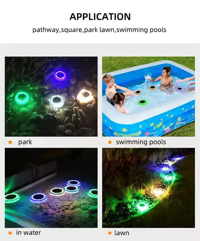 Solar Pool Floating Light 6