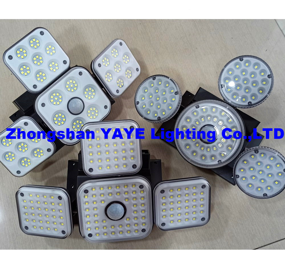 Yaye CE/RoHS 2023 Hottest Sell Supplier Price Outdoor IP66 Waterproof Solar LED Wall Light with Remote Controller/Motion Sensor/3 Years Warranty
