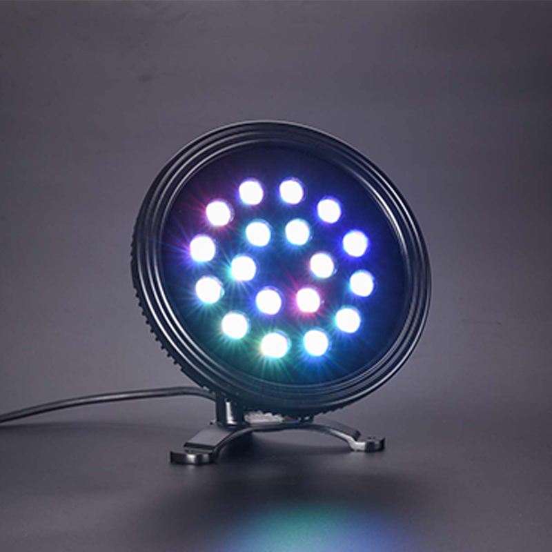 Led Spot Light RGB Underwater Fountain with DMX Control for Construction Led Stage Light Car Wash Led Pool Light
