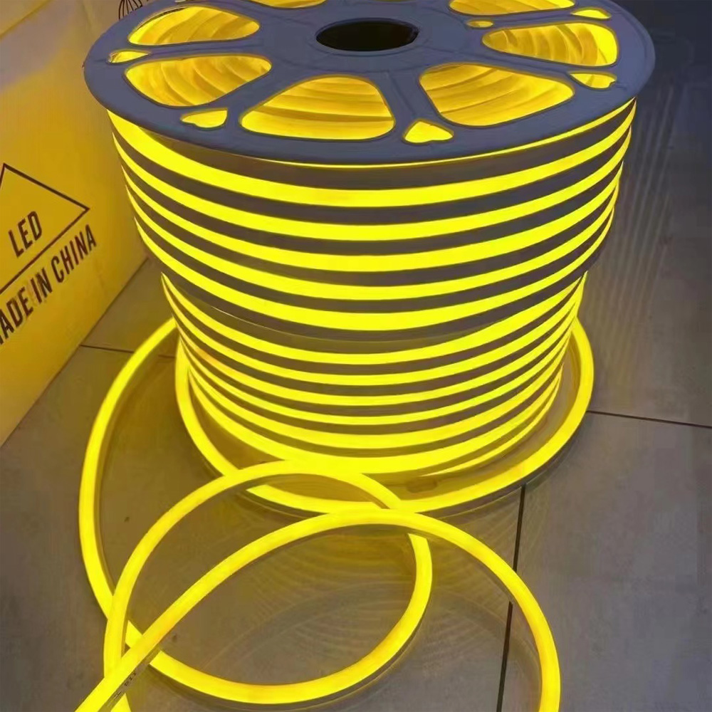 IP67 Linear Banda Led Neon 220v Smd2835 Cuttable Outdoor Led Rope Lights Dome 8x16mm Neon Rope Light Led Neon Flexible