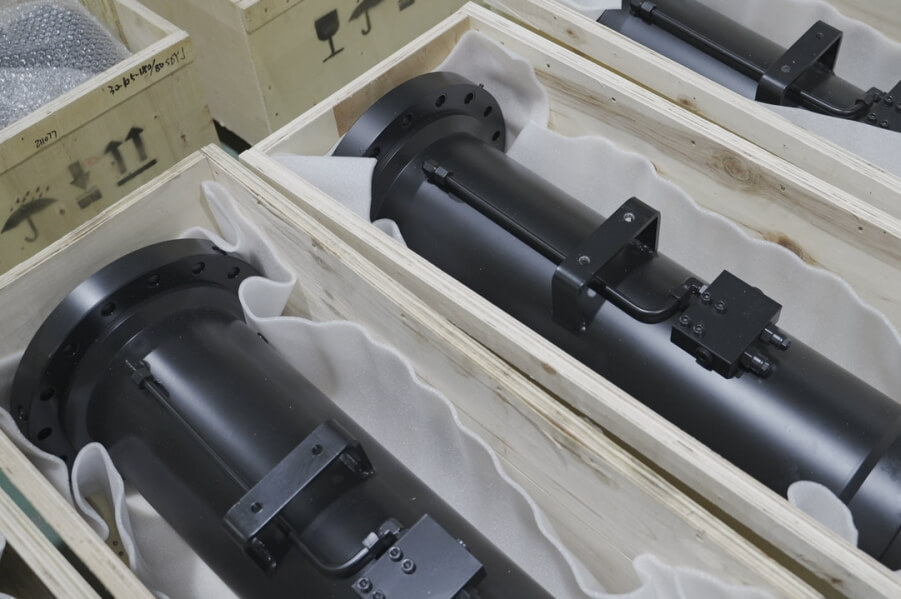 package of helical hydraulic rotary actuator