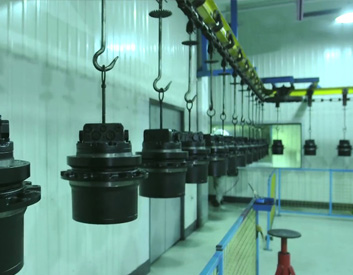 Weitai factory assembly workshop for final drive motors