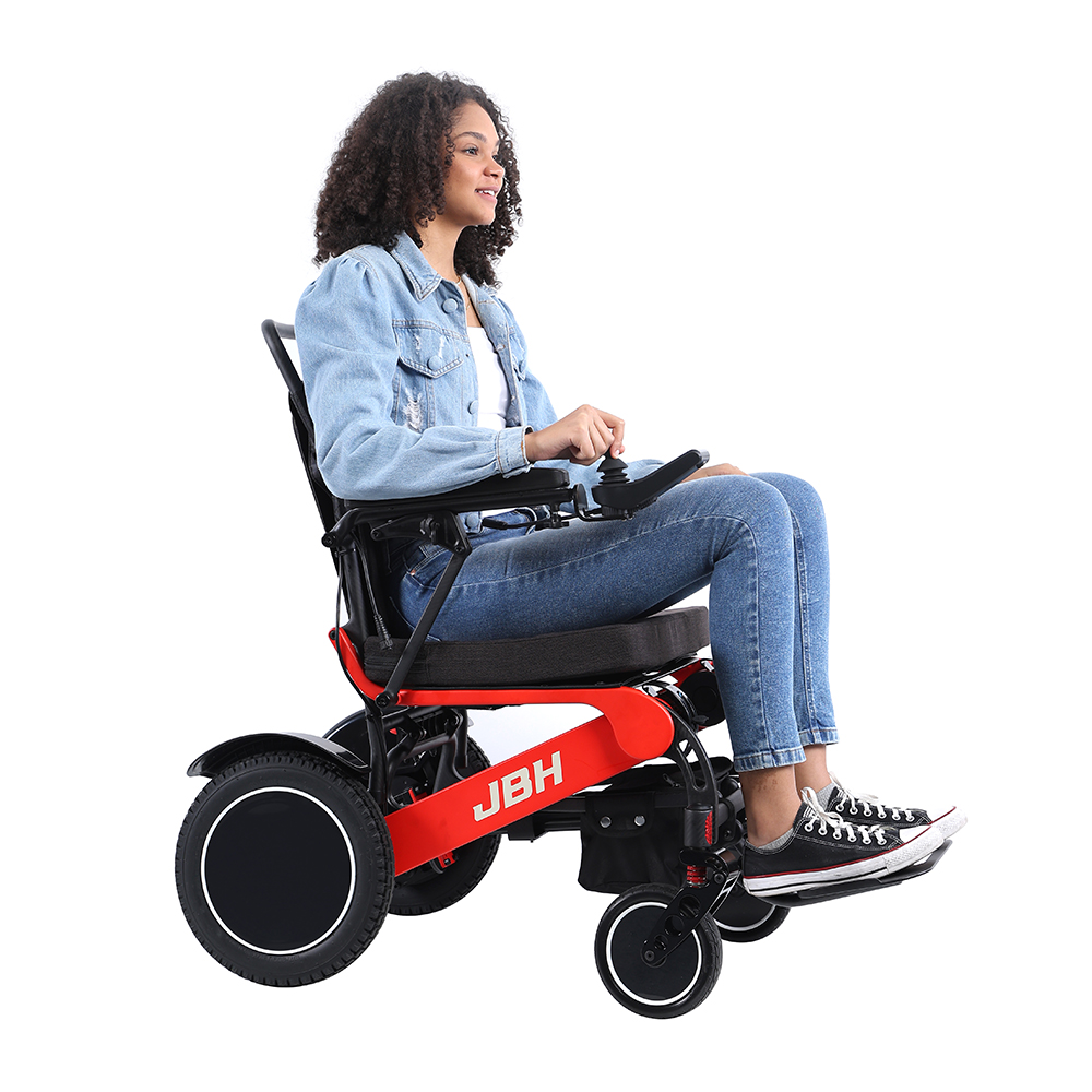 JBH DC03 Medical Therapy Equipment Trending Products Electric Wheelchairs Arrivals Carbon Fiber Metal 2026 New Black Ce 6 Km/h
