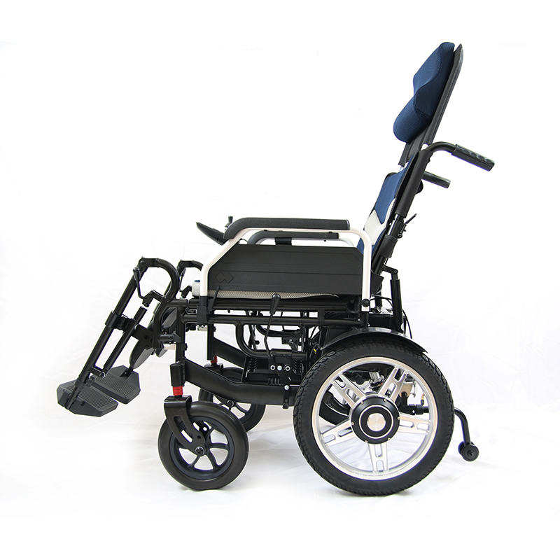 Handicapped Reclining Electric Back Sinway Heavy Duty Aluminium Recliner Wheelchair Tilt 150kg Capacity Lithium Battery
