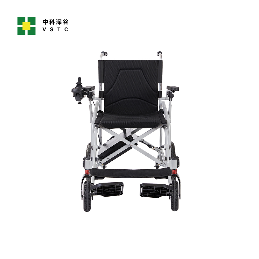 Wholesale Price 120kg Load Capacity Front Wheel Suspension Electric Wheelchair for Elderly