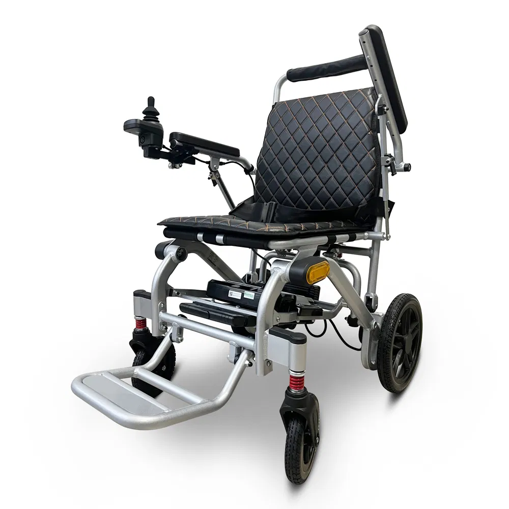Ksm-603 Cheap Lightweight Electric Wheelchair Direct From Factory Healthcare Travel Mobility Solution with Brushless Motor Power