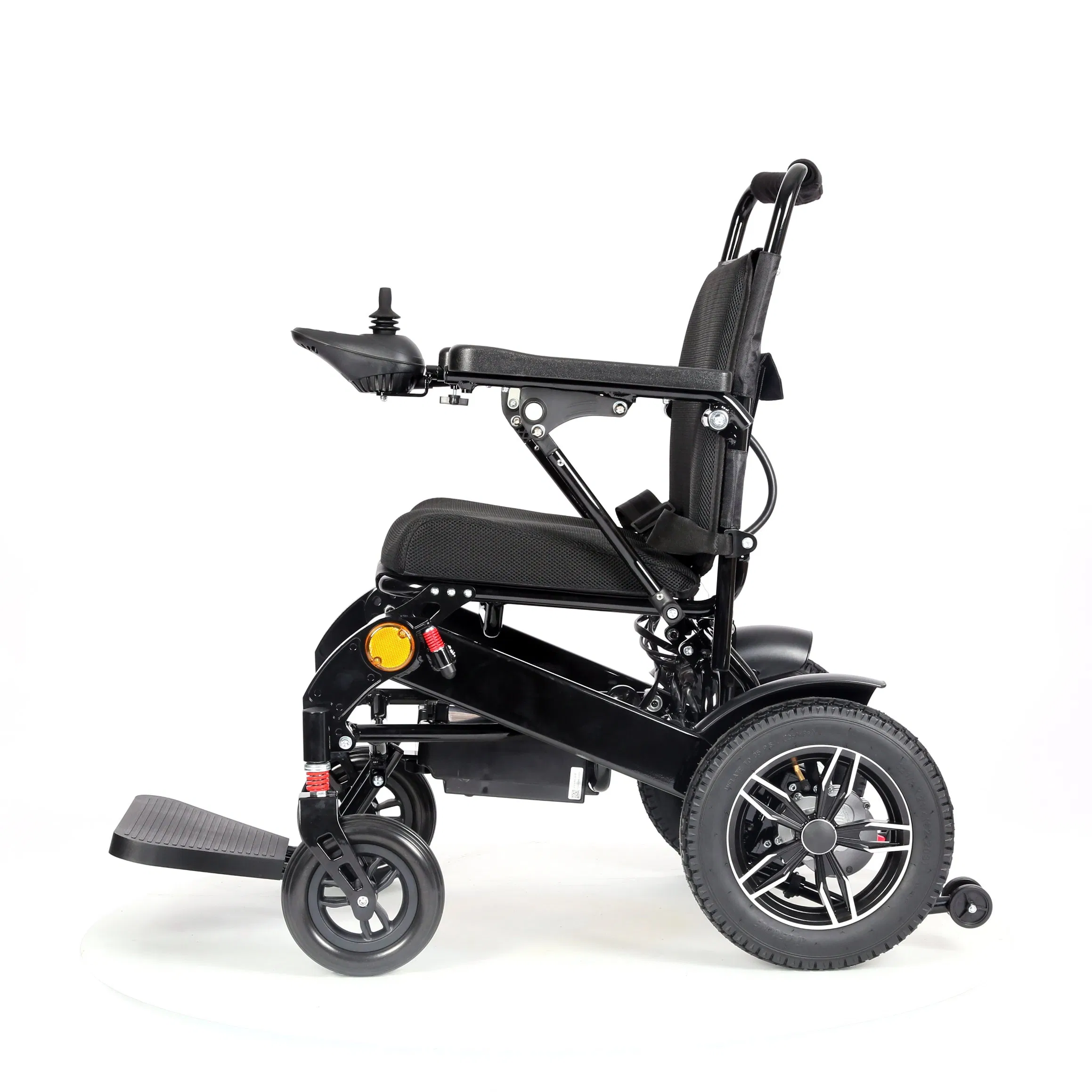 Nursing Transfer Wheel Chair Travel Folding Lightweight Power Electric Wheelchair
