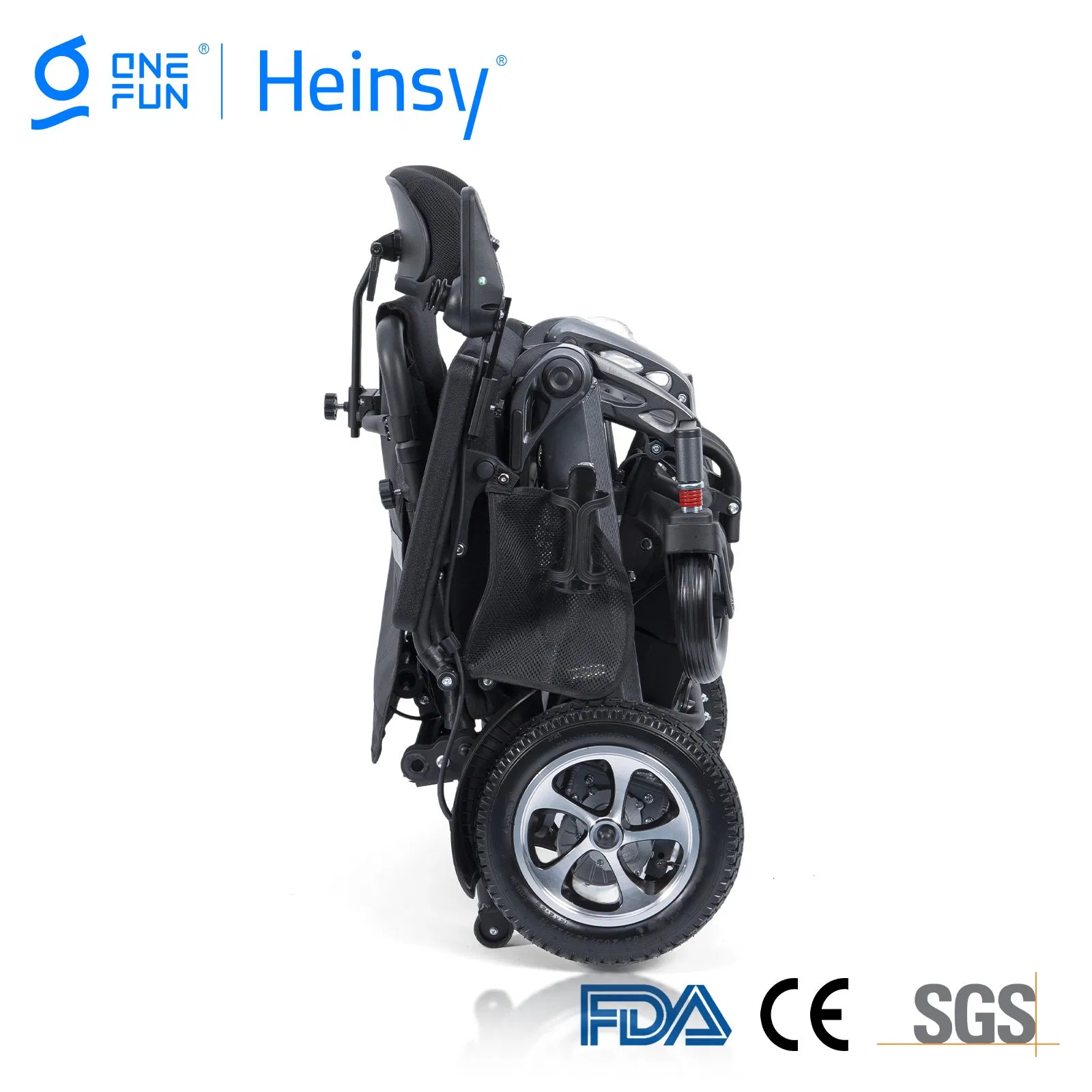 Yl-9005 Airport Approved Electric Wheelchair Lightweight Easy Folding Power Chair Portable Adult Reclining Wheel Chair for Travel