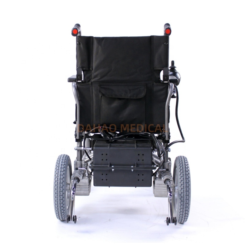 Folding Lightweight Disabled Electric Drive Wheel Chair Portable Transit Power Wheelchair with Assist Motor Control Battery