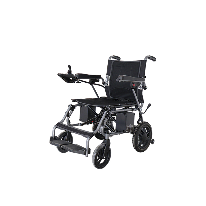 High Performance Electric Wheelchair 24V Lead-Acid Battery 8 12 Inch Solid Tires 3D Anti-Decubitus Seat