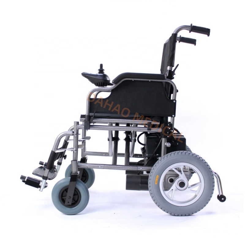 Folding Lightweight Disabled Electric Drive Wheel Chair Portable Transit Power Wheelchair with Assist Motor Control Battery