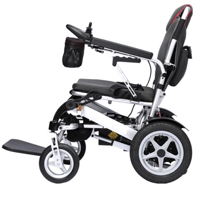 Disabled Equipment Travel Easy Folding Power Lightweight Portable Electric Wheelchair