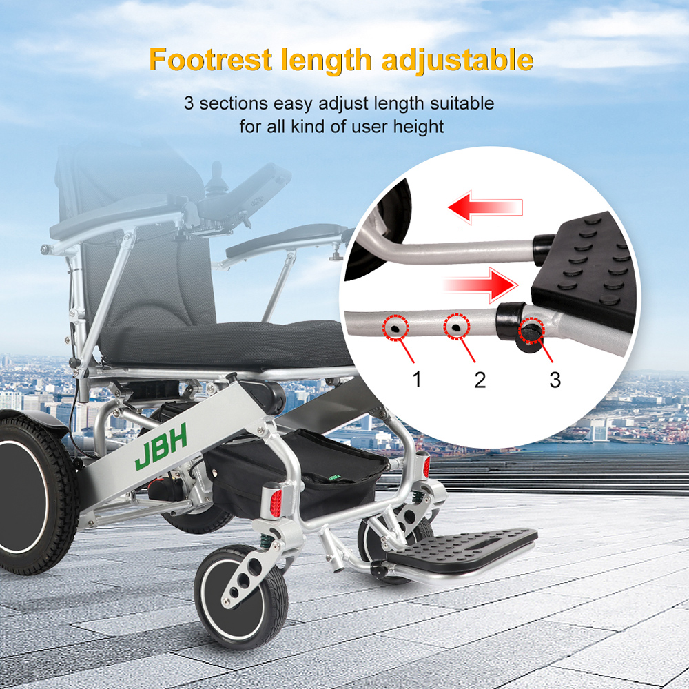 JBH D26 Health Care Supplies Motorized Electric Power Wheelchair for Disabled