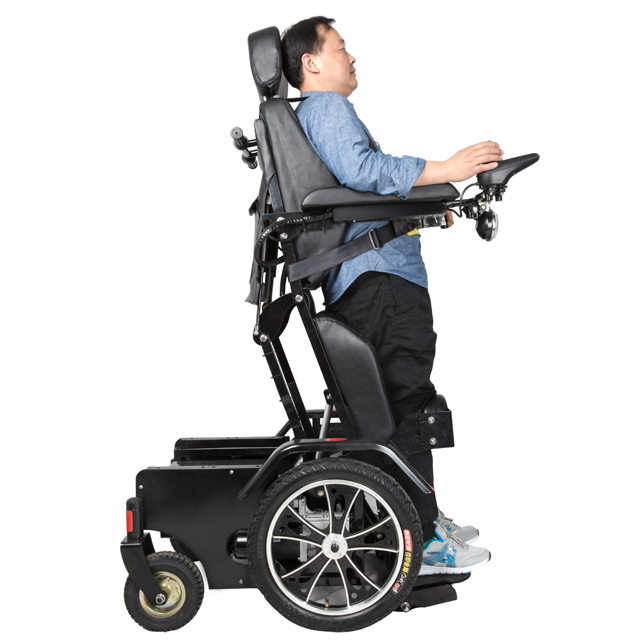Electric Lift up Seat Reclining Standing Wheelchair