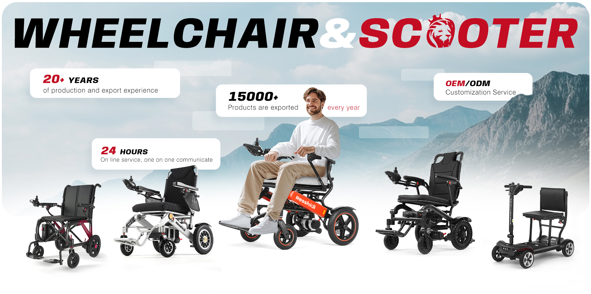 Electric Mobility Scooter Main View