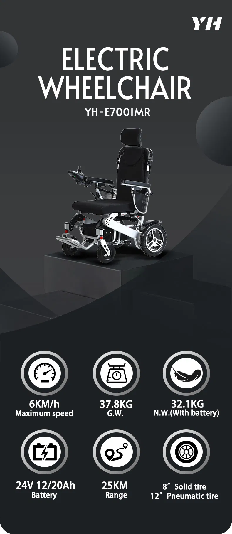 Electric Wheelchair Main View