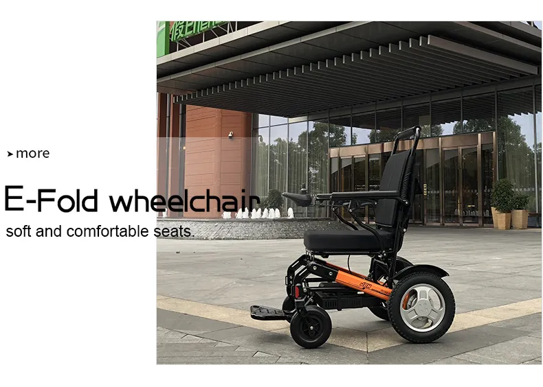 Lightweight Electric Wheelchair Foldable Design