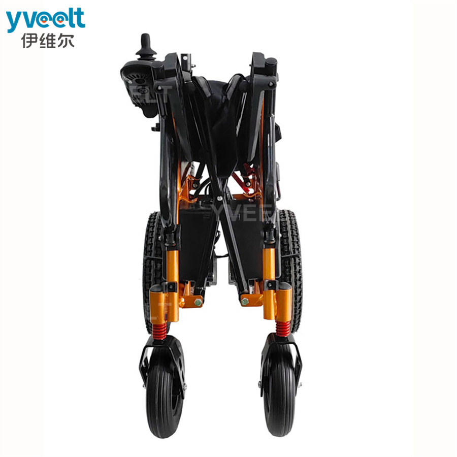 Lightweight Power Motorized Travel All Terrain Convenient Comfortable Electric Wheelchair for Elderly