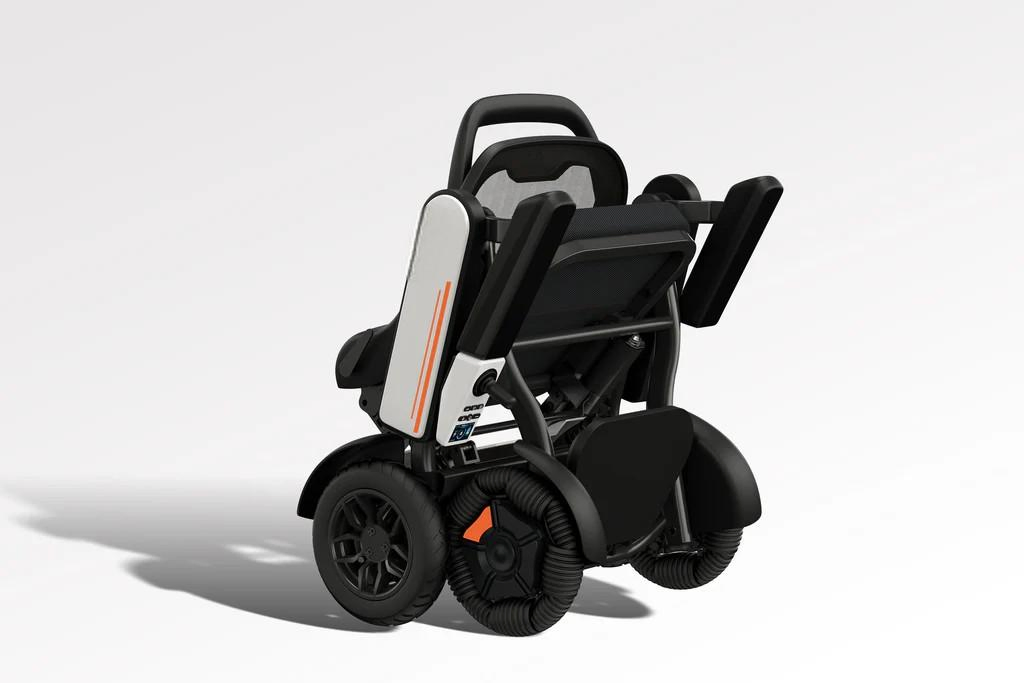 Latest Intelligent Aluminum Omni-Directional Wheel Power Assistance Lightweight Electric Travel Folding Wheelchair