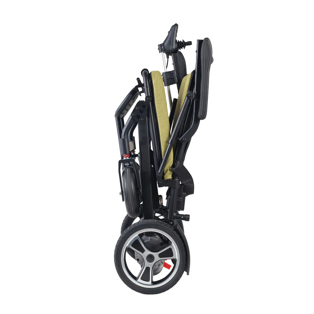 Disabled Equipment Travel Easy Folding Power Lightweight Portable Electric Wheelchair