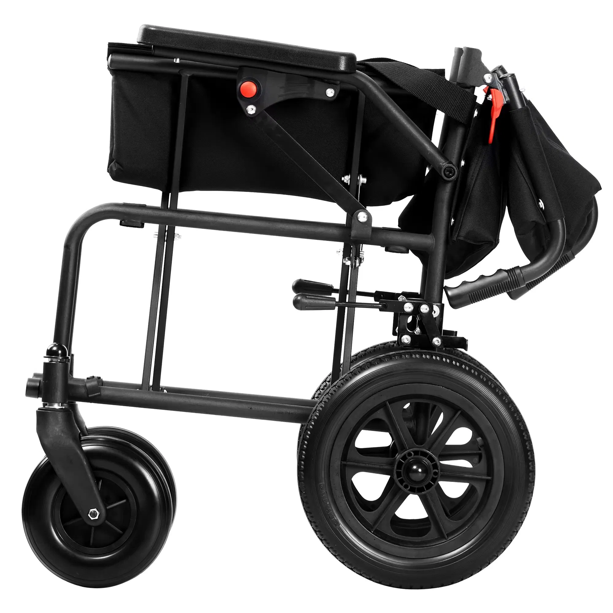 High Quality Portable Aluminum Alloy Electric Wheel Chair Lightweight Travel Foldable Power Assist Wheelchair