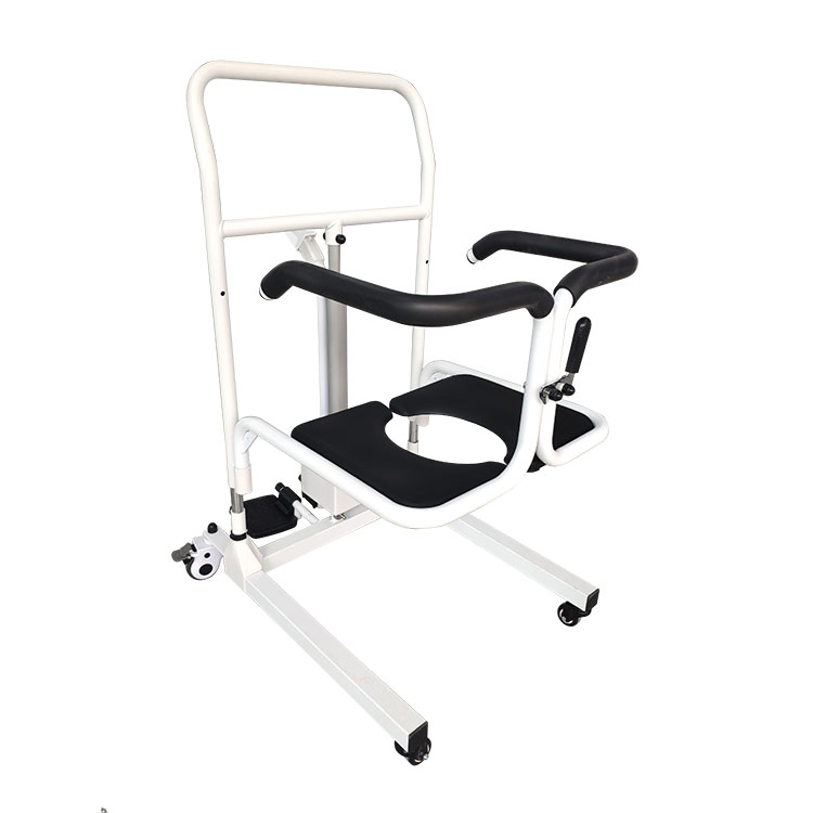 Senyang Wholesale Medical Portable Electric Hydraulic Toilet Wheelchair Move Elderly Patient Nursing Transfer Lift Commode Chair