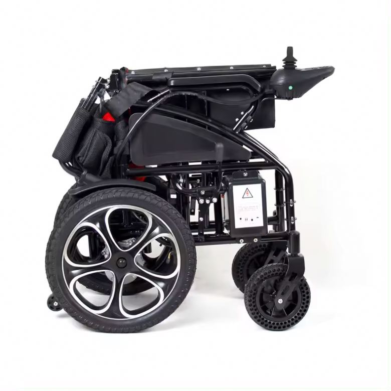 New Released Lightest Lithium Battery Electric Wheel Chair Lightweight Portable Foldable Electric Wheelchair with Long Distance