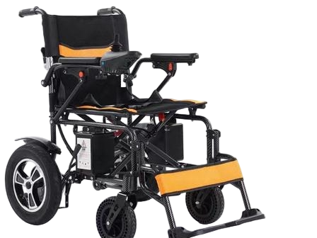 Intelligent Lithium Battery Foldable Electric Remote Controlled Automatic Folding Wheelchair Metal Frame Waterproof Lightweight
