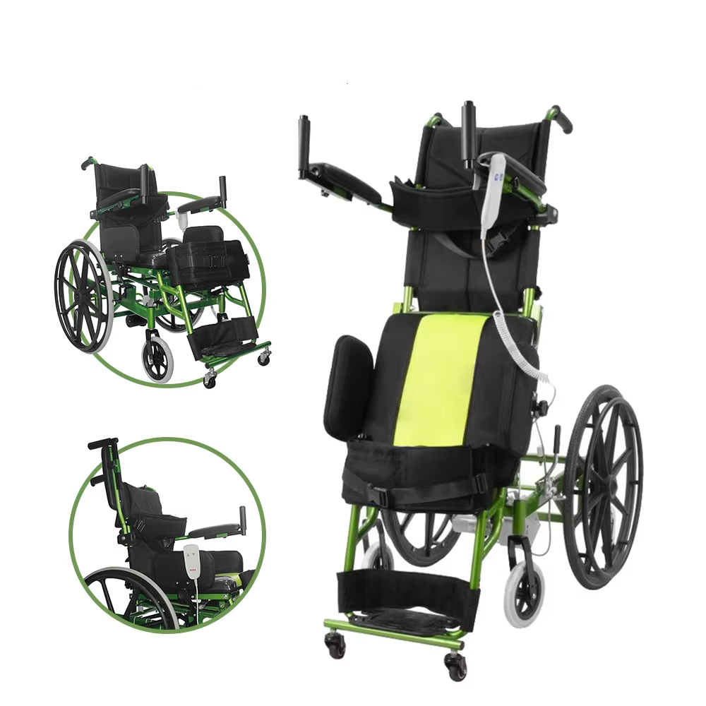 CE Certificated Electric Standing Wheelchair Motorized Lift up Wheelchair