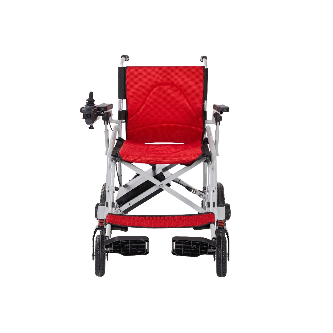 Wholesale Price 120kg Load Capacity Front Wheel Suspension Electric Wheelchair for Elderly