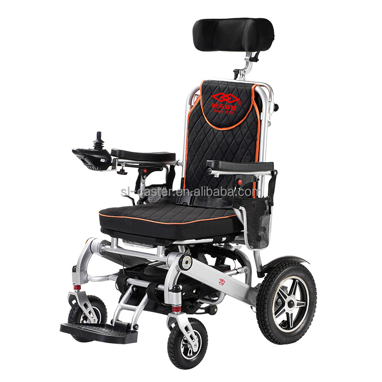 Hot Sale All-Terrain Portable Power Wheelchair With New Lithium Battery Long Distance For Elderly Four-Wheel OEM Customizable