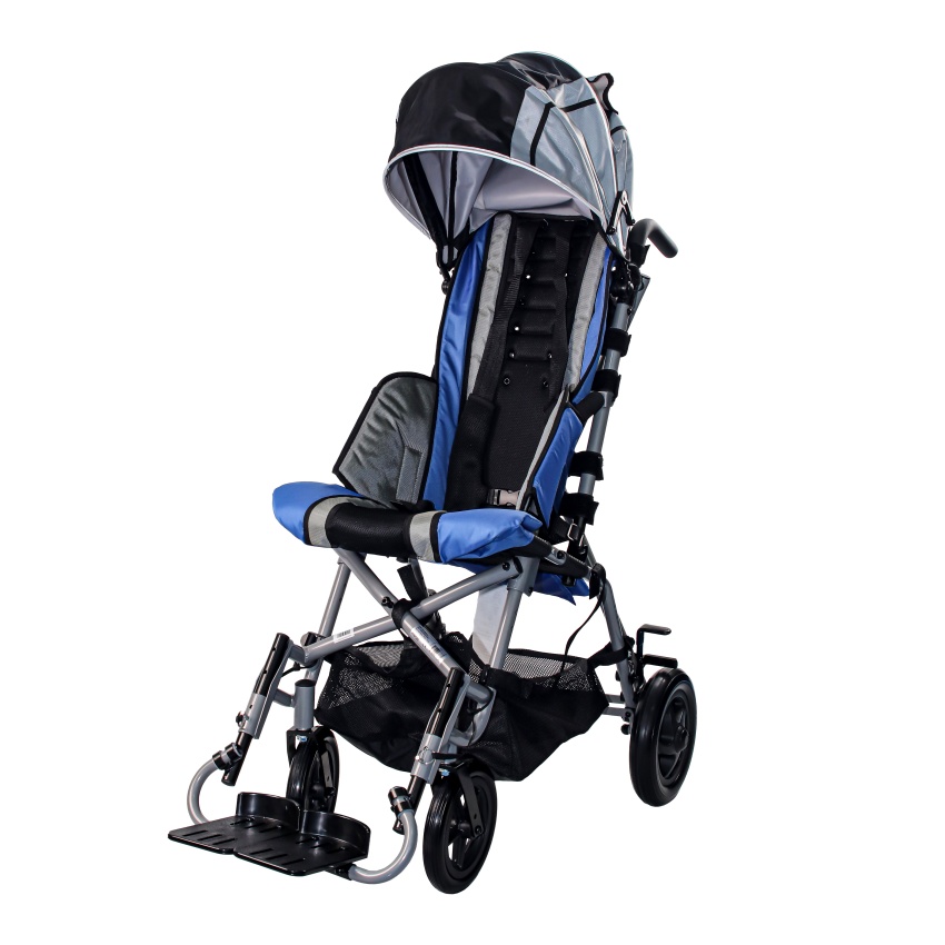 Pediatric Adjustable Tilt in Space Recliner Travel Outdoor Foldable 2-16years Cerebral Palsy Baby Stroller Wheelchair for Adult