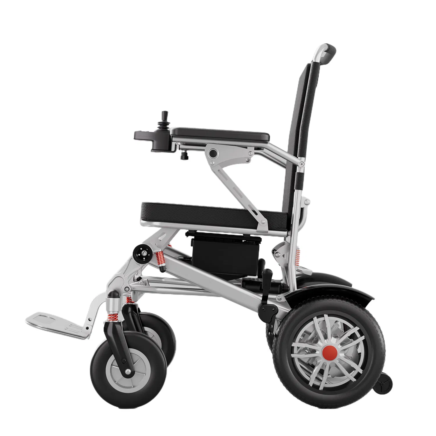 All Terrain Portable Travel Aluminum Lightweight Power Electric Wheelchair for Disabled People