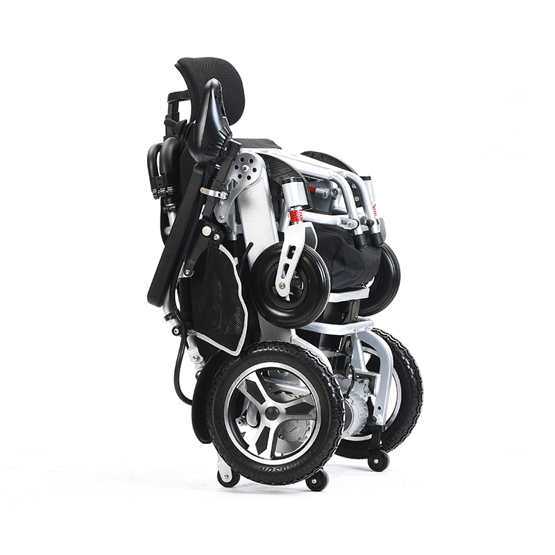 New Smart Control Portable Travel Aluminium Alloy Lightweight Power Electric Wheelchair for Disabled