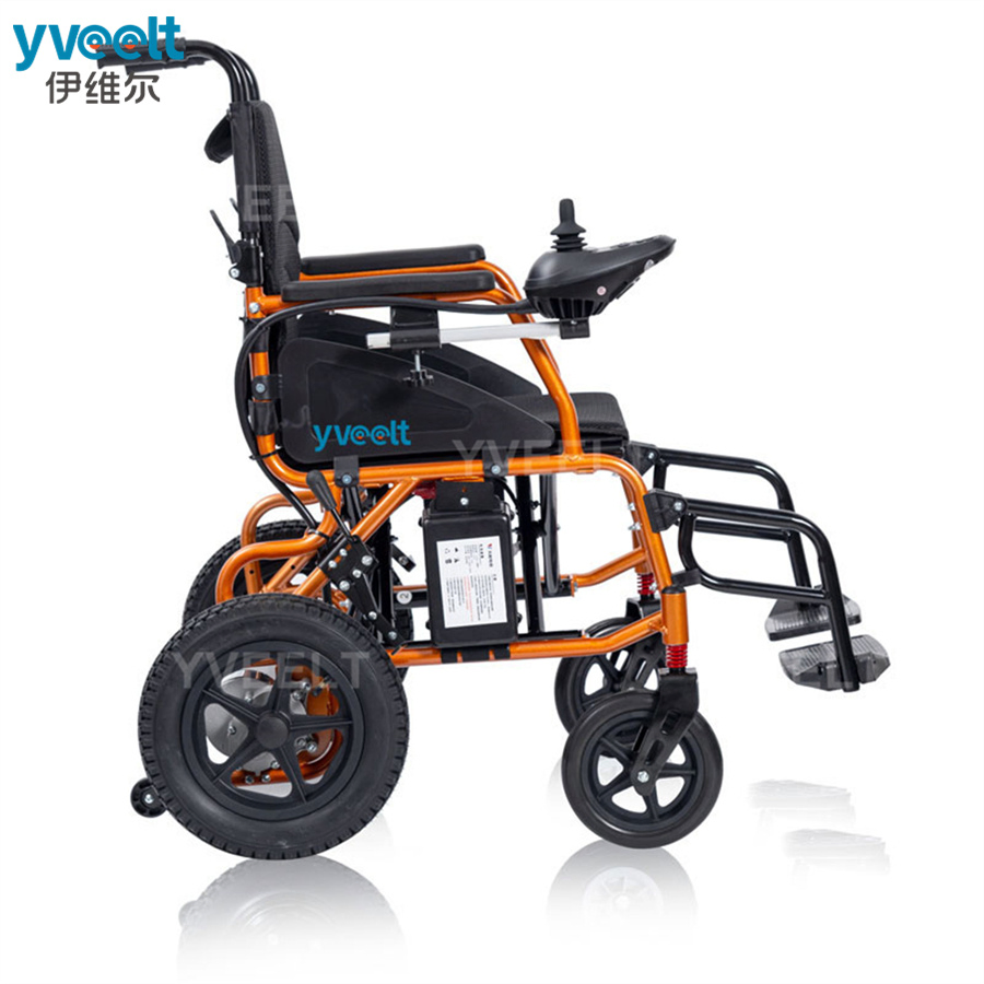 Lightweight Power Motorized Travel All Terrain Convenient Comfortable Electric Wheelchair for Elderly
