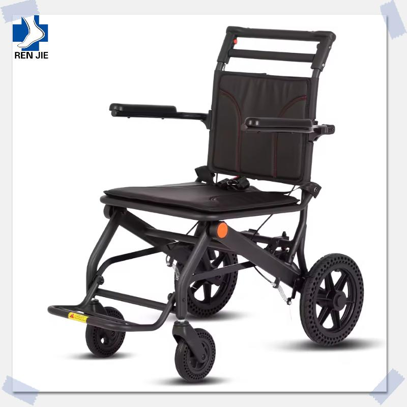 2024 Hot Sales Luxury Power Foldable Lightweight Lithium Battery Folding Carbon Fiber Electric Wheelchair for Travel