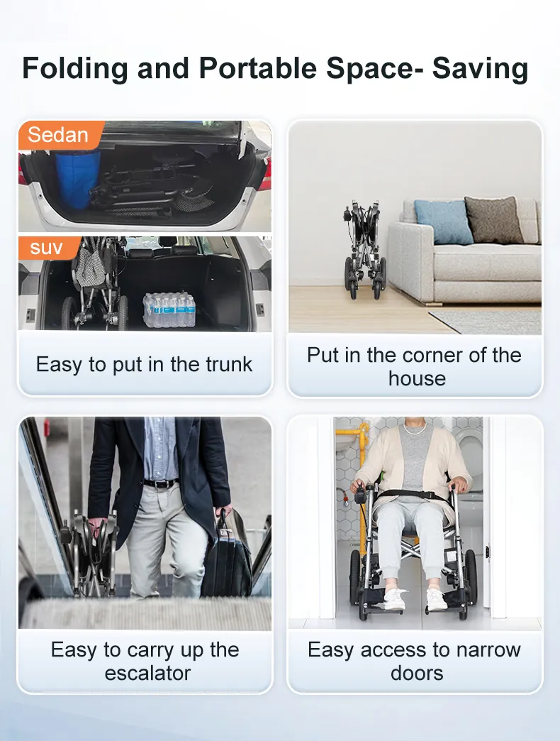 Folding Power Wheel Chair