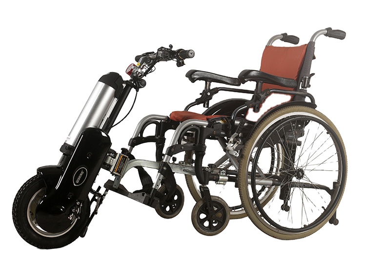 Wisking Portable Q1 Wheelchair Handcycle Wheelchair Trike Wheelchair Tractor Wheekchair Handbike with 36V/15AH Lithium Battery
