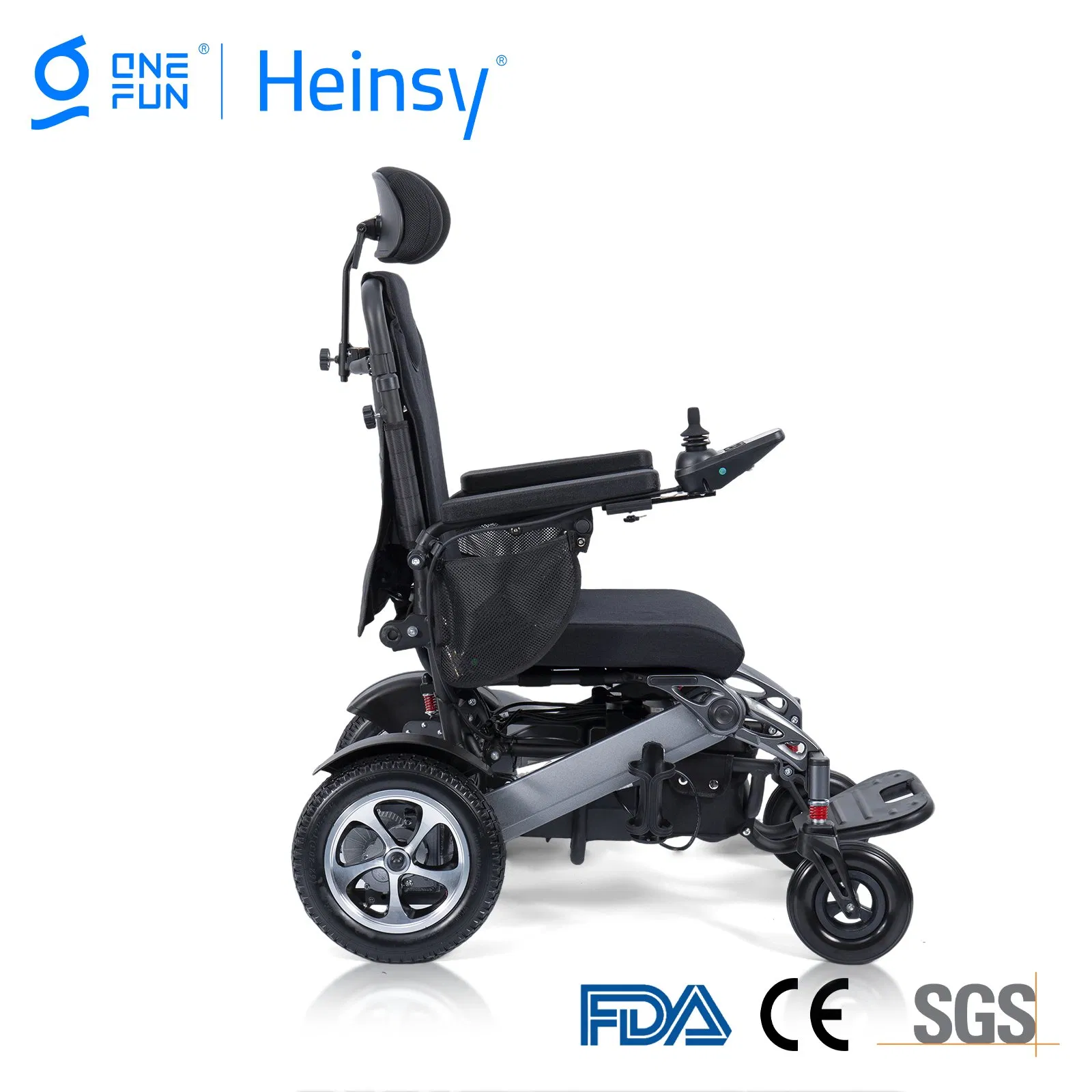 Yl-9005 Airport Approved Electric Wheelchair Lightweight Easy Folding Power Chair Portable Adult Reclining Wheel Chair for Travel