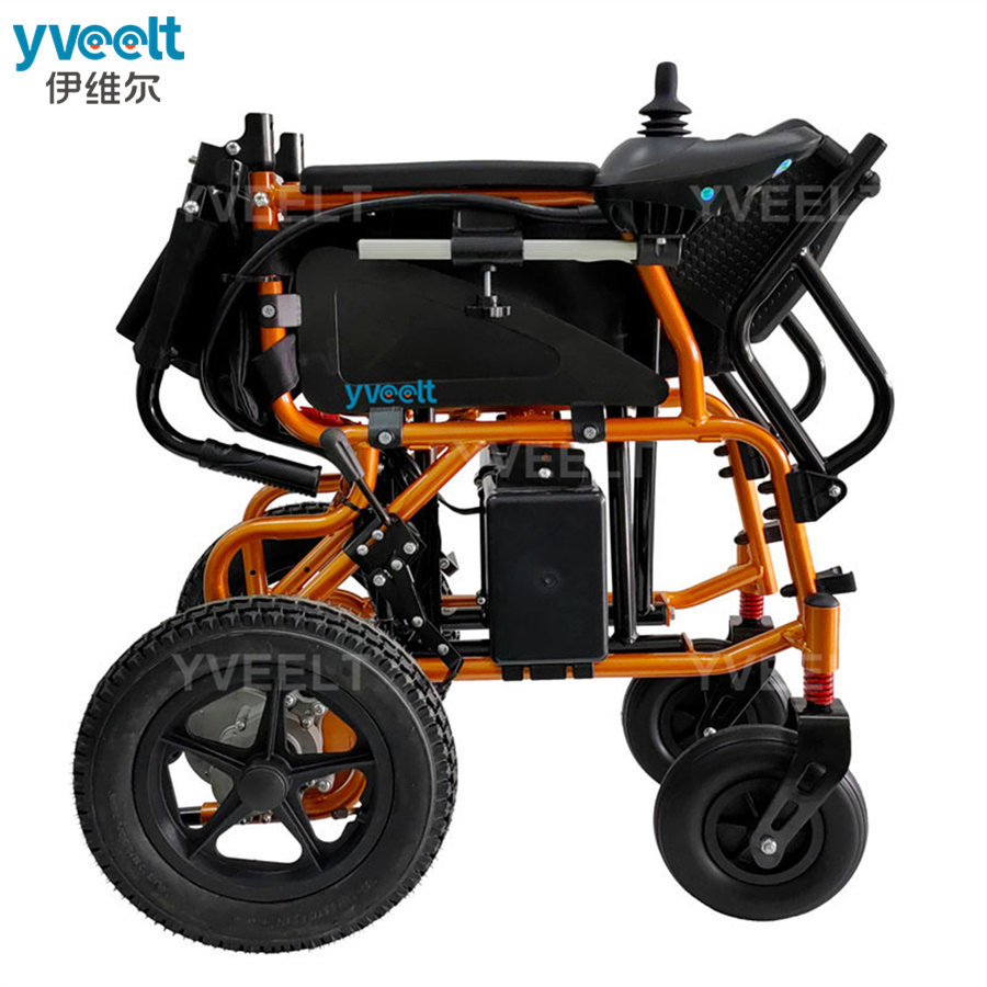 Lightweight Power Motorized Travel All Terrain Convenient Comfortable Electric Wheelchair for Elderly