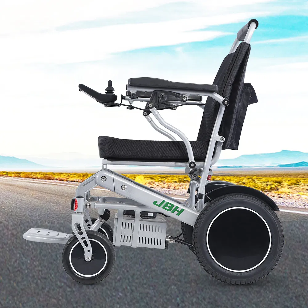 2026 Model Fold &amp; Travel Lightweight Electric Wheelchair Motor Motorized Wheelchairs Power Wheel Chair Aviation Travel Safe Heavy Duty (Black)