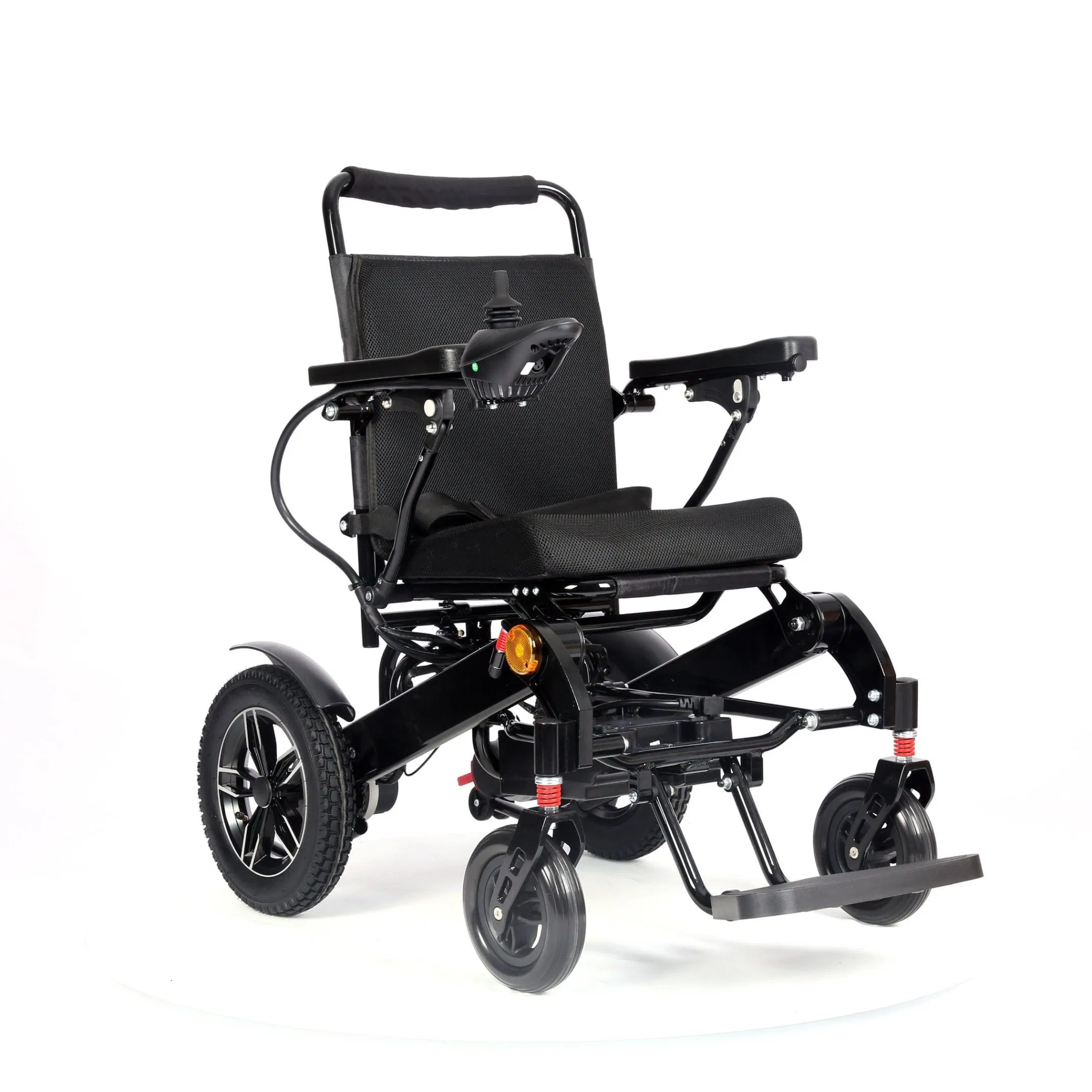 Nursing Transfer Wheel Chair Travel Folding Lightweight Power Electric Wheelchair