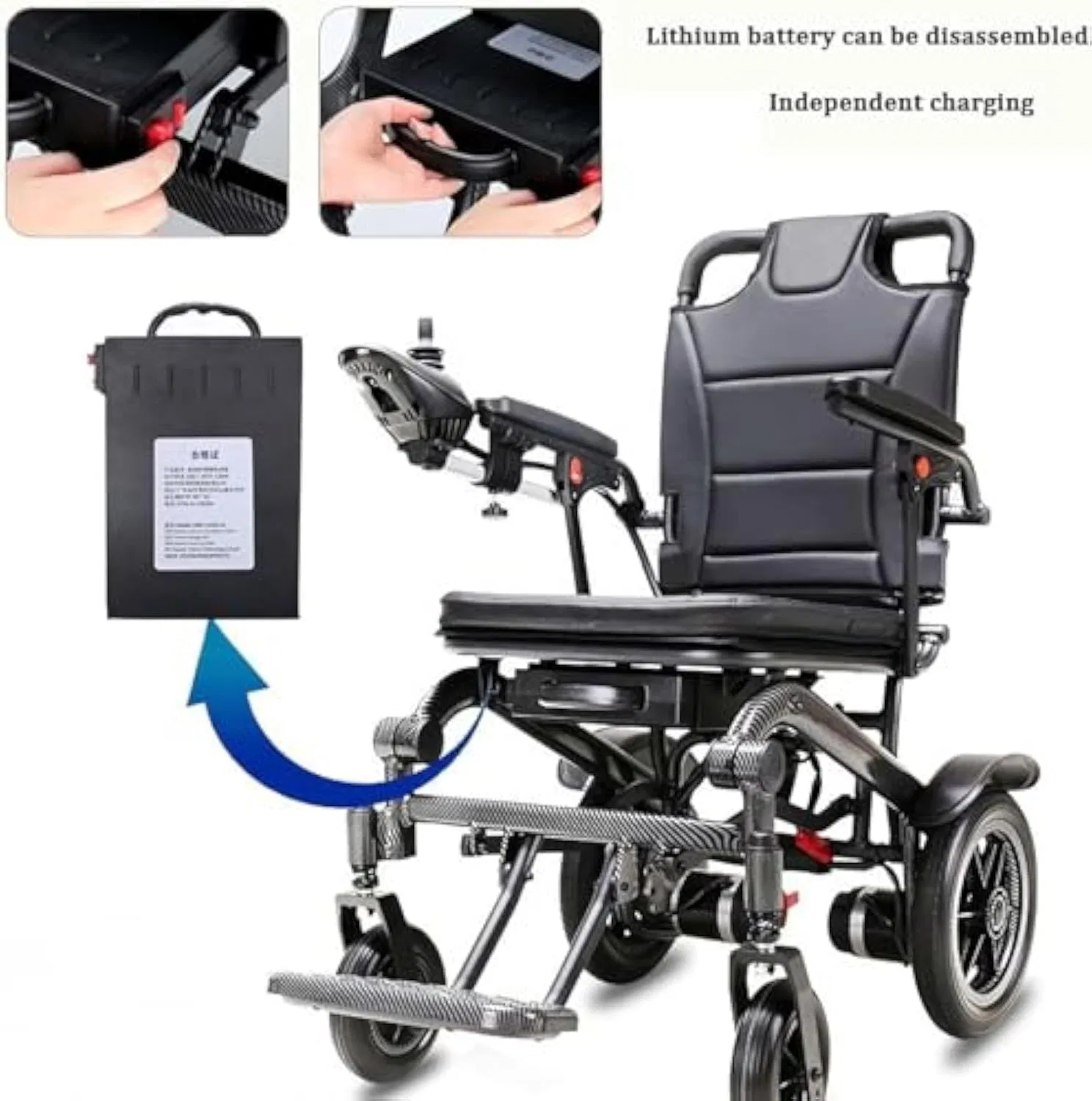 China Wholesale Power Fold Lightweight Travel Wheelchair All Terrain Wheelchair