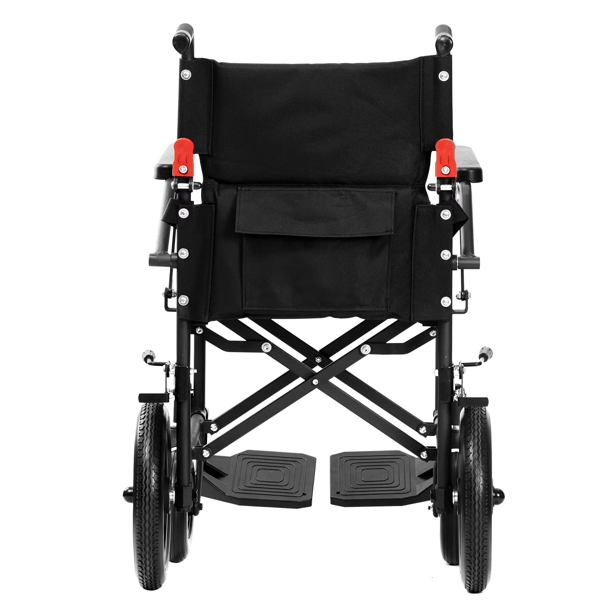 High Quality Portable Aluminum Alloy Electric Wheel Chair Lightweight Travel Foldable Power Assist Wheelchair